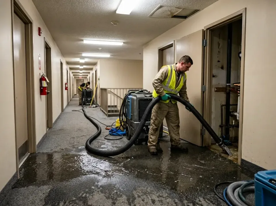 multi-unit-apartment-hallway-f-005 — frequently asked questions, Emergency Burst Pipe Water Extraction & Removal in Collingd…